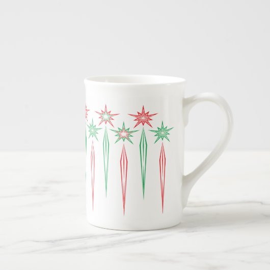 Mid Icicules Mod Bone China Mug (Droite)