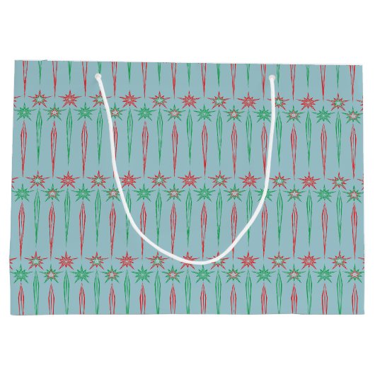 Mid Icicules Mod Grand sac cadeau (Dos)