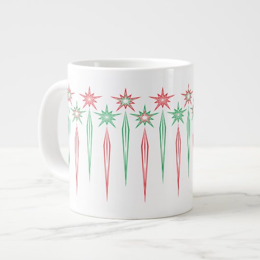 Mid Icicules Mod Jumbo Mug (Devant gauche)