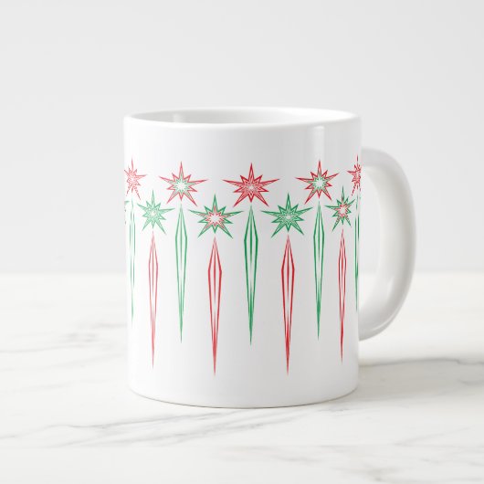 Mid Icicules Mod Jumbo Mug (Devant droit)