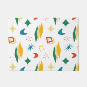 Mid Mod Atomic Mid-Century Moderne Vormen Retro Deurmat (Voorkant)
