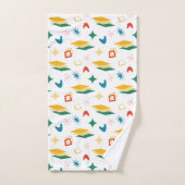 Mid Mod Atomique, Rétro Formes Modernes Du Milieu  (Serviette à main)