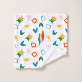 Mid Mod Atomique, Rétro Formes Modernes Du Milieu  (Gant de toilette)