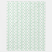 Mid Mod Garland Fleece Deken (3 maten) (Voorkant)