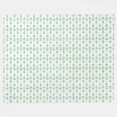 Mid Mod Garland Fleece Deken (3 maten) (Voorkant (Horizontaal))