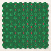 Mid Mod Garland Groenboek Onderzetters (Voorkant)