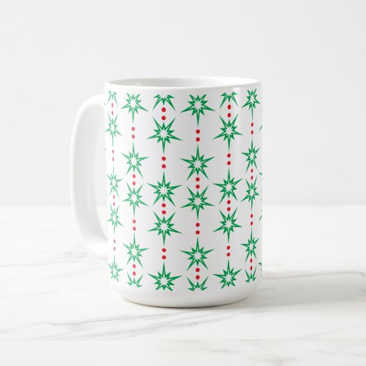 Mid Mod Garland Mug 15oz. (Devant gauche)