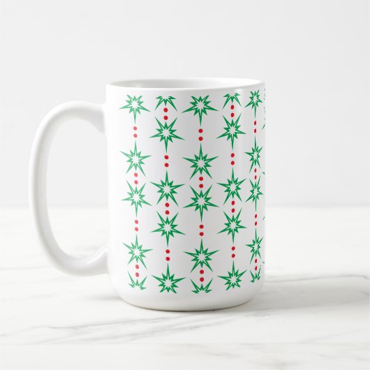 Mid Mod Garland Mug 15oz. (Gauche)
