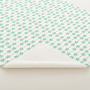 Mid Mod Garland Sherpa Deken (3 maten)