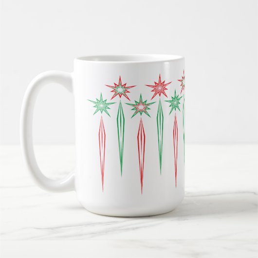 Mid Mod Icicles 15oz. Mug (Gauche)