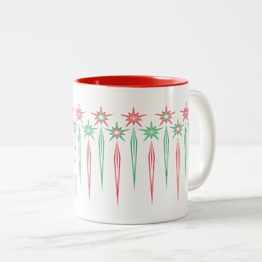 Mid Mod Icicles Classic 11oz. Mug (Devant droit)
