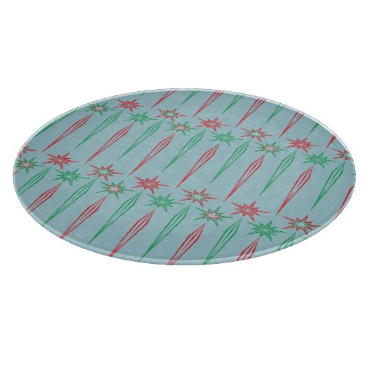 Mid Mod Icicles glas snijplank (Hoek)