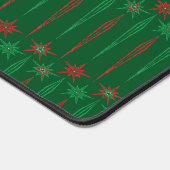 Mid Mod Icicles Green Desk Mat (Coin)