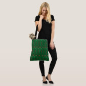 Mid Mod Icicles Green Shoulder Tas (2 maten) (Op model)