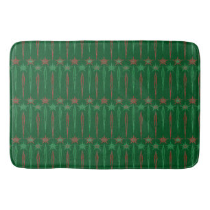 Mid Mod Icicles Groene Badmat
