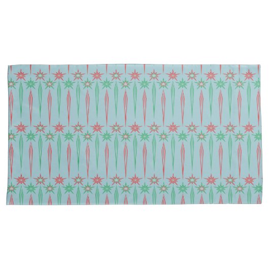 Mid Mod Icicles King Pillowcases Kussensloop (Voorkant-Rechts)