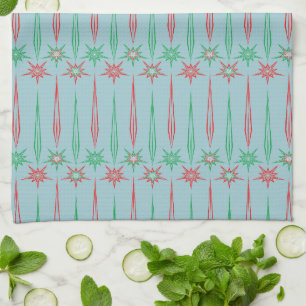 Mid Mod Icicles Kitchen Towel Theedoek