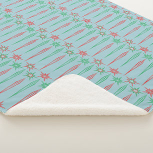 Mid Mod Icicles Sherpa Blanket (3 Grootte) Deken