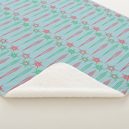 Mid Mod Icicles Sherpa Blanket (3 Grootte) Sherpa Deken (3/4)