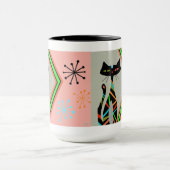 Mid siècle moderne tasse café café cadeau cuisine (Centre)