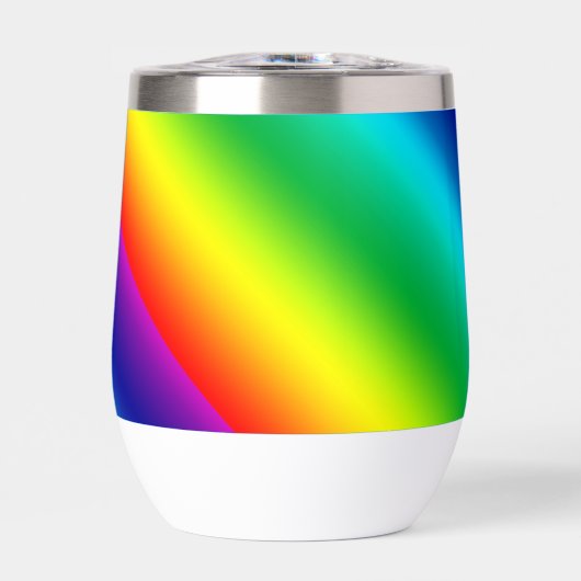 Mid Spectrum Regenboog Tie Kleuren Custom (Voorkant)