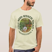 Mid State Trail (rood) T-shirt (Voorkant)