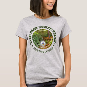 Mid State Trail (rood) T-shirt
