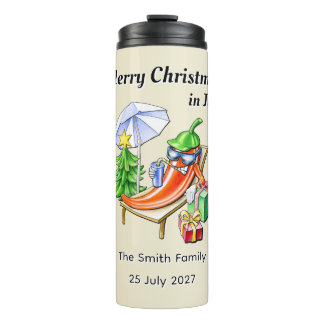 Mid Summer Tropical Christmas Spicy Pool Party Thermosbeker