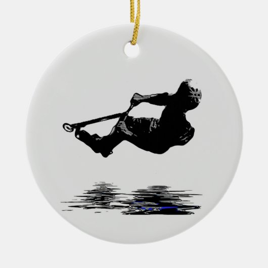 Midair Stunts - Scooter Rider Ceramic Ornament (Voorkant)