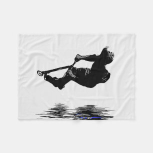 Midair Stunts - Scooter Rider Fleece Blanket Deken