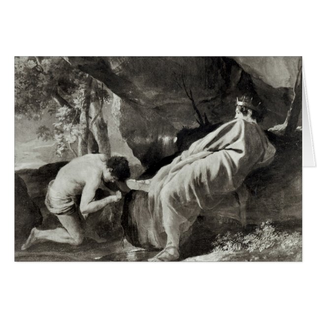 Midas à la source du Pactolus (Devant horizontal)