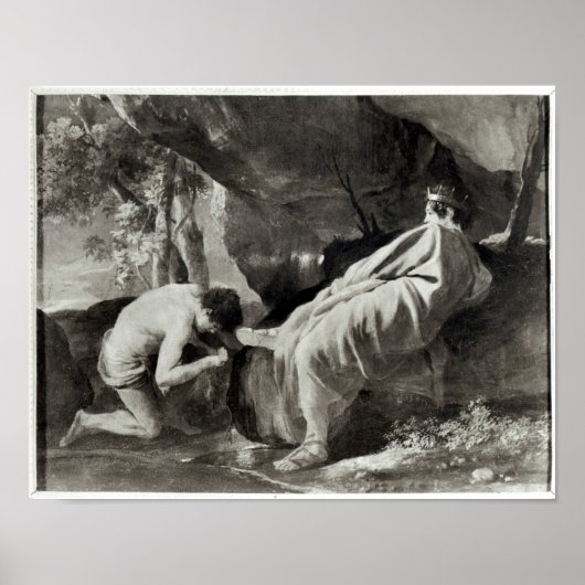 Midas aan de bron van de Pactolus Poster (Voorkant)