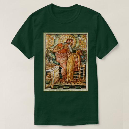 Midas-dochter veranderde in goud t-shirt (Design voorkant)