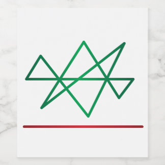 Midas ster reiki label wijn etiket