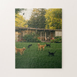 Midcentury Critter Frolic Jigsaw Puzzel