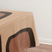 Midcentury MCM Rounded Rectangles Christmas Cookie Tafelkleed (Voorbeeld)