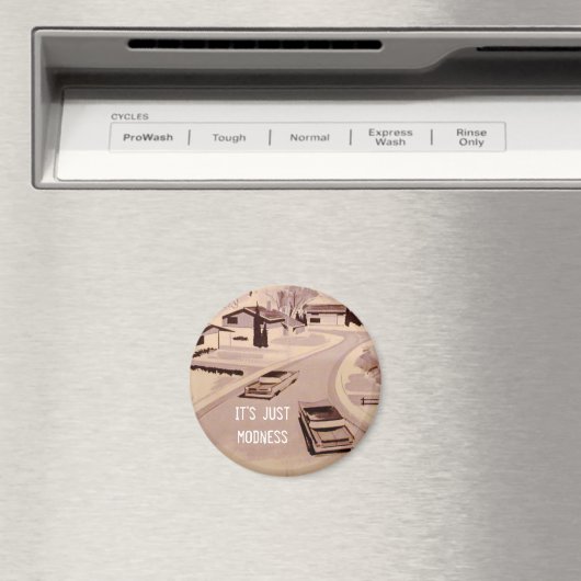 Midcentury Modern Architecture Magneet (Insitu (Vaatwasser))