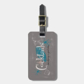 MidCentury Modern Cocktails Bagagelabel (Voorkant verticaal)