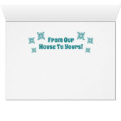 MidCentury Modern House - Gay women Holiday Card (Intérieur Horizontal (Bas))