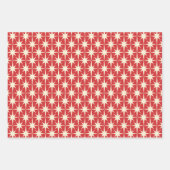 Midcentury Modern Retro Christmas Patterns Inpakpapier Vel (Voorkant)