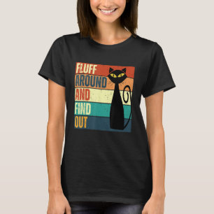 Midcentury moderne kat en grappige kat citaat van  t-shirt