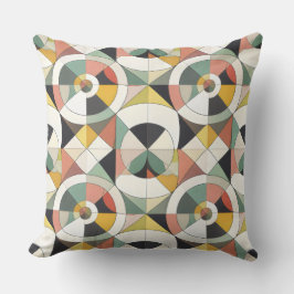 Midcentury Orbit Geometrisch Kussen