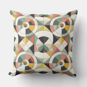 Midcentury Orbit Geometrisch Kussen
