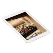 Middag in het winkelcentrum, jaren zestig  geïnspi magneet (Rechterzijde)