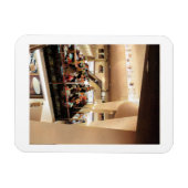 Middag in het winkelcentrum, jaren zestig  geïnspi magneet (Horizontaal)