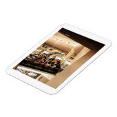 Middag in het winkelcentrum, jaren zestig  geïnspi magneet (Linkerzijde)