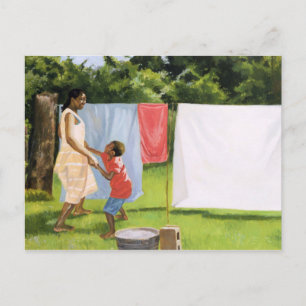 middag pauze 2000 briefkaart