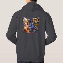 Middag Snackspecialist Grappige Wasbeer Hoodie