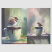 Middag thee en twitters tissuepapier (Voorkant)