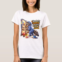 Middageten Specialist Grappig Wasbeer T-Shirt
